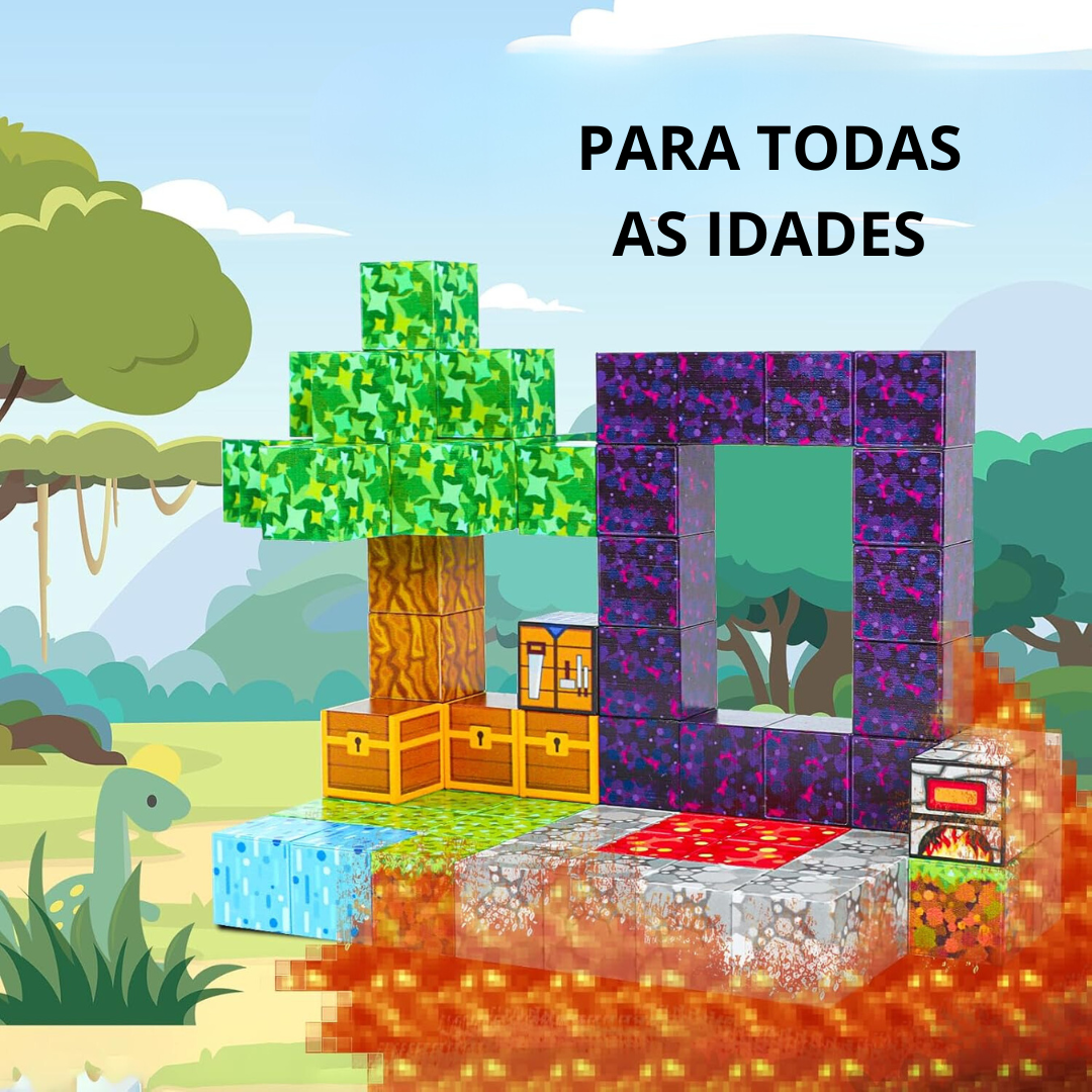 ZippyCraft: Blocos de Contrução Mágicos do Minecraft