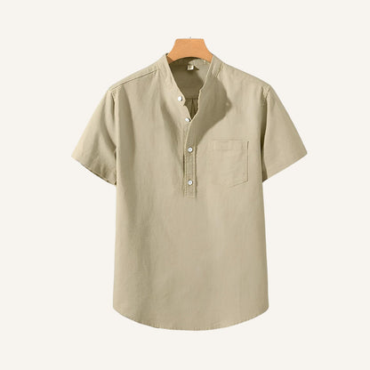 Men's Linen Old Money Shirt Bellacourt