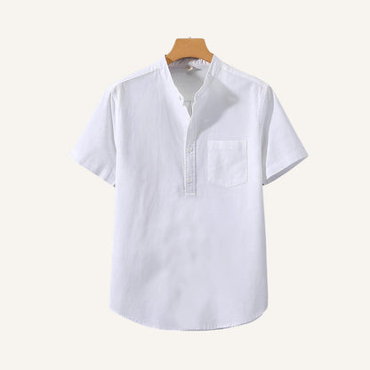 Men's Linen Old Money Shirt Bellacourt
