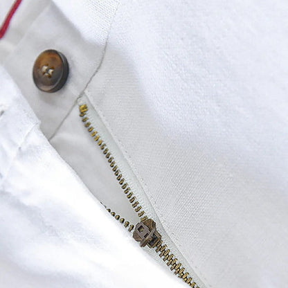 Men’s Linen Trousers – Bianco