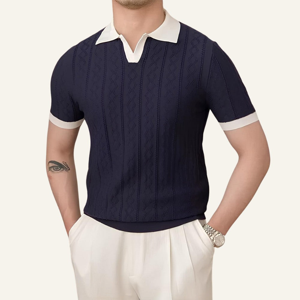 Men's Polo Shirt Old Money La Martine