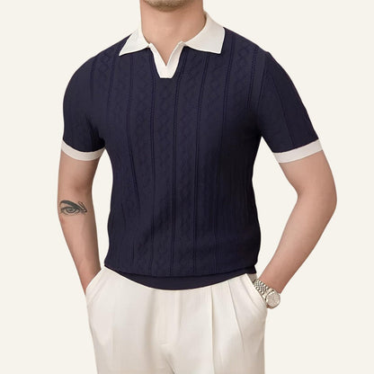 Men's Polo Shirt Old Money La Martine