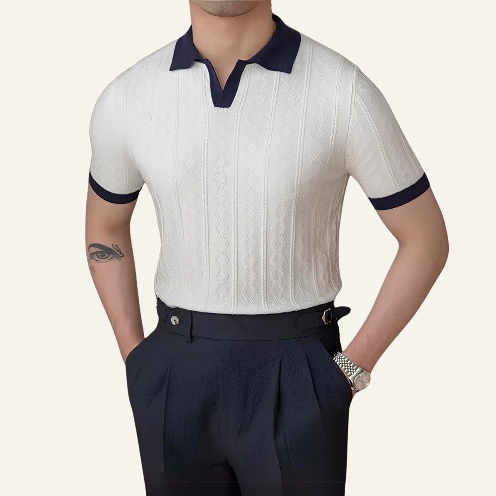 Men's Polo Shirt Old Money La Martine