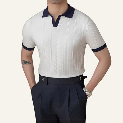 Men's Polo Shirt Old Money La Martine
