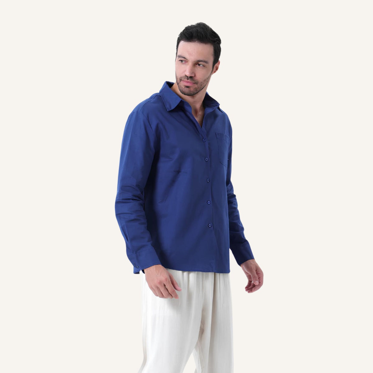 Men’s Long-Sleeve Linen Shirt - Milford