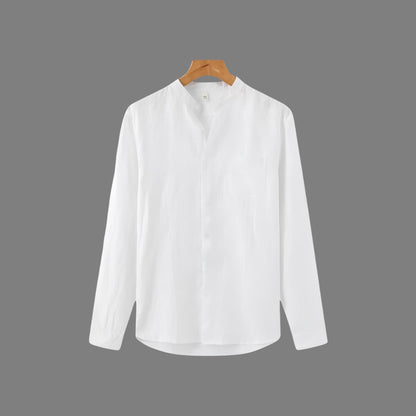 Men’s Long-Sleeve Linen Shirt - Milford
