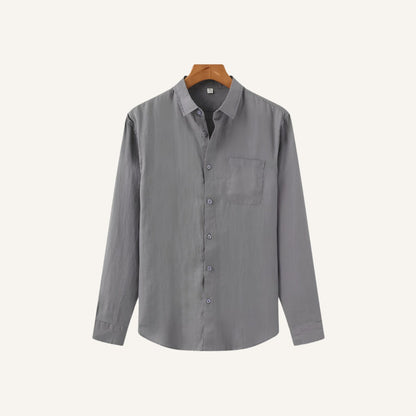 Men’s Long-Sleeve Linen Shirt - Milford