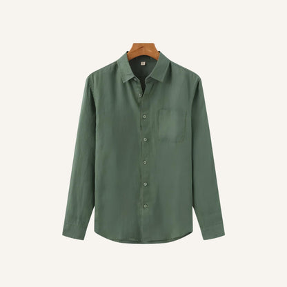 Men’s Long-Sleeve Linen Shirt - Milford