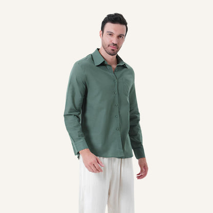 Men’s Long-Sleeve Linen Shirt - Milford