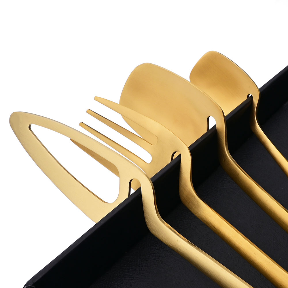 Jogo de Talheres Gourmet em Aço Inox - Kit 32 Peças