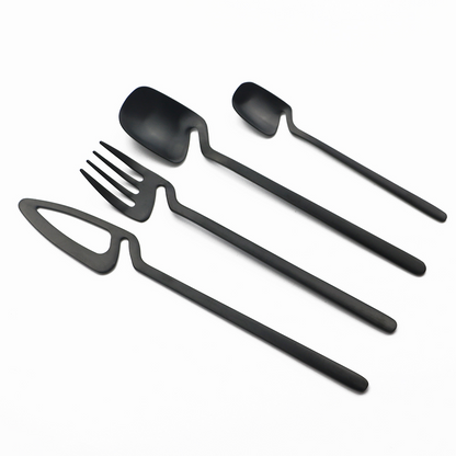Jogo de Talheres Gourmet em Aço Inox - Kit 32 Peças