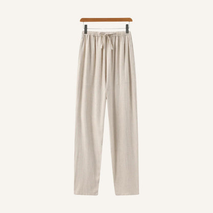 Men's Slim Fit Linen Trousers – Milford