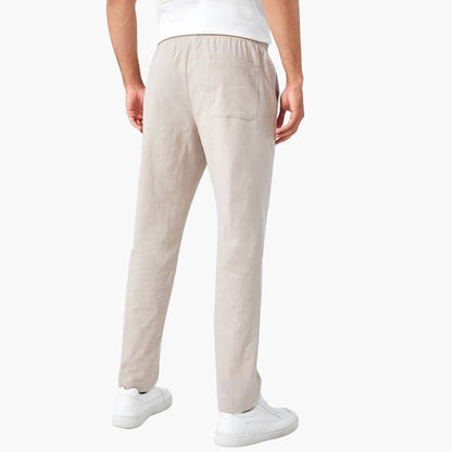 Men's Slim Fit Linen Trousers – Milford