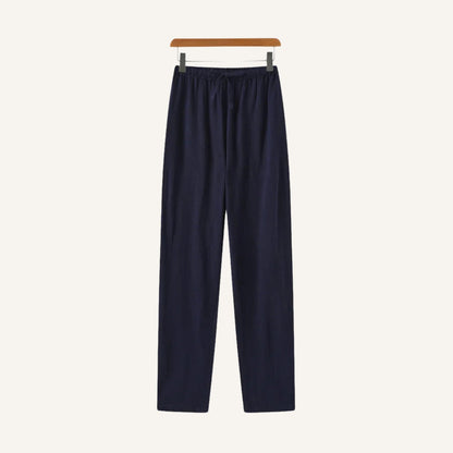 Men's Slim Fit Linen Trousers – Milford