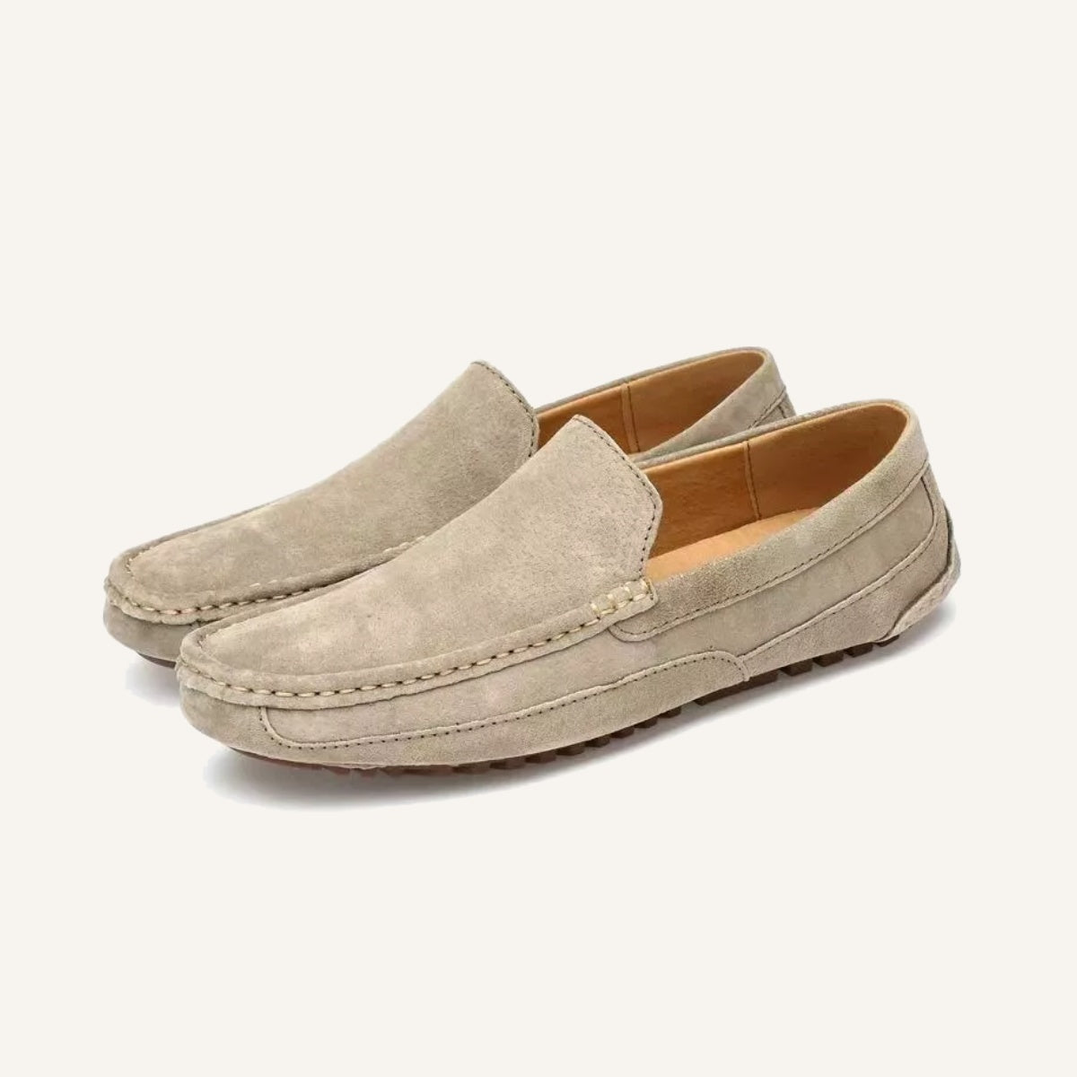 Men’s Suede Loafer Moccasins – Solatte