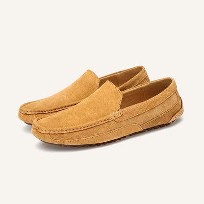 Men’s Suede Loafer Moccasins – Solatte