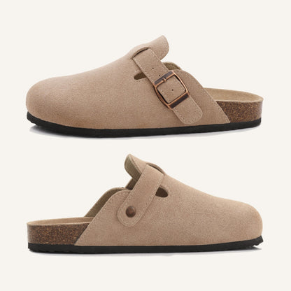 Suede Clog Sandal - Portofino