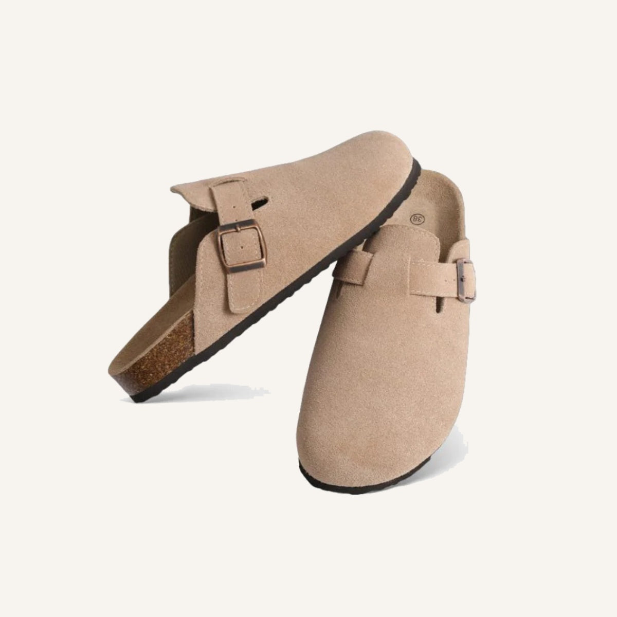 Suede Clog Sandal - Portofino