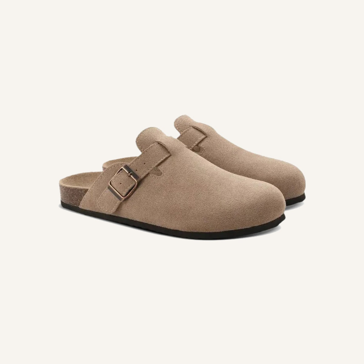 Suede Clog Sandal - Portofino