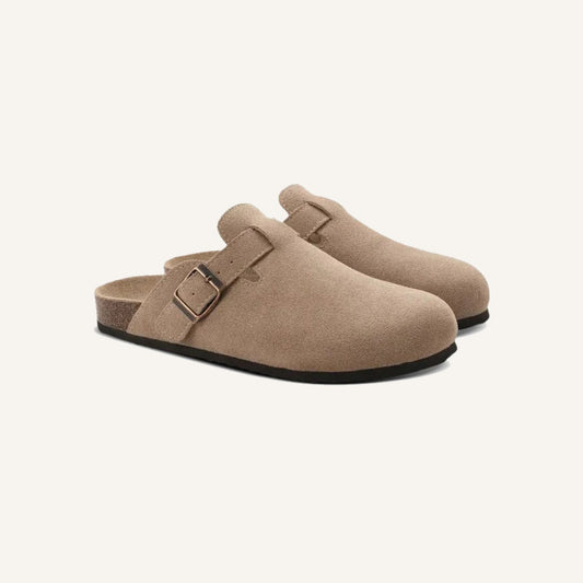 Suede Clog Sandal - Portofino