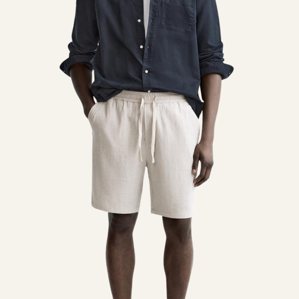 Men's Linen Old Money Shorts Milford